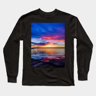 Rainbow Sunset in Thessaloniki Long Sleeve T-Shirt